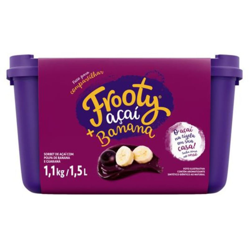 Encontraproduto.com.br - Açaí Frooty com Banana 1,5L