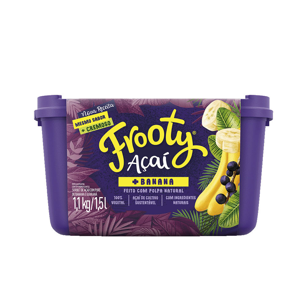 Encontraproduto.com.br - Açaí Frooty com Banana 1,5L