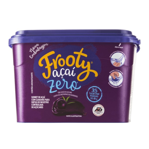 Encontraproduto.com.br - Açaí Zero Açúcar Frooty 1,5L