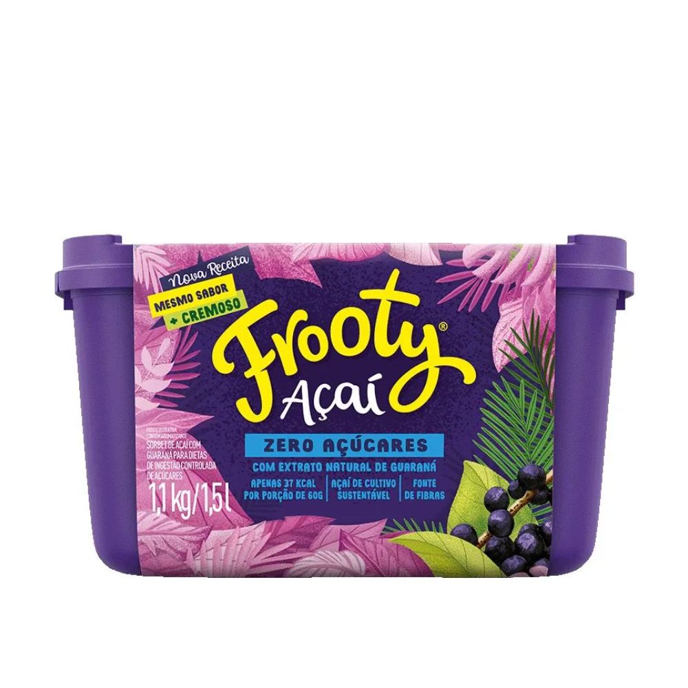Encontraproduto.com.br - Açaí Zero Açúcar Frooty 1,5L