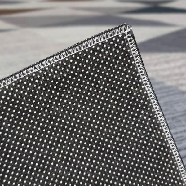 Encontraproduto.com.br - Tapete de Sala 3D16 MBL 90x140cm Estampado Antiderrapante - Geometrico