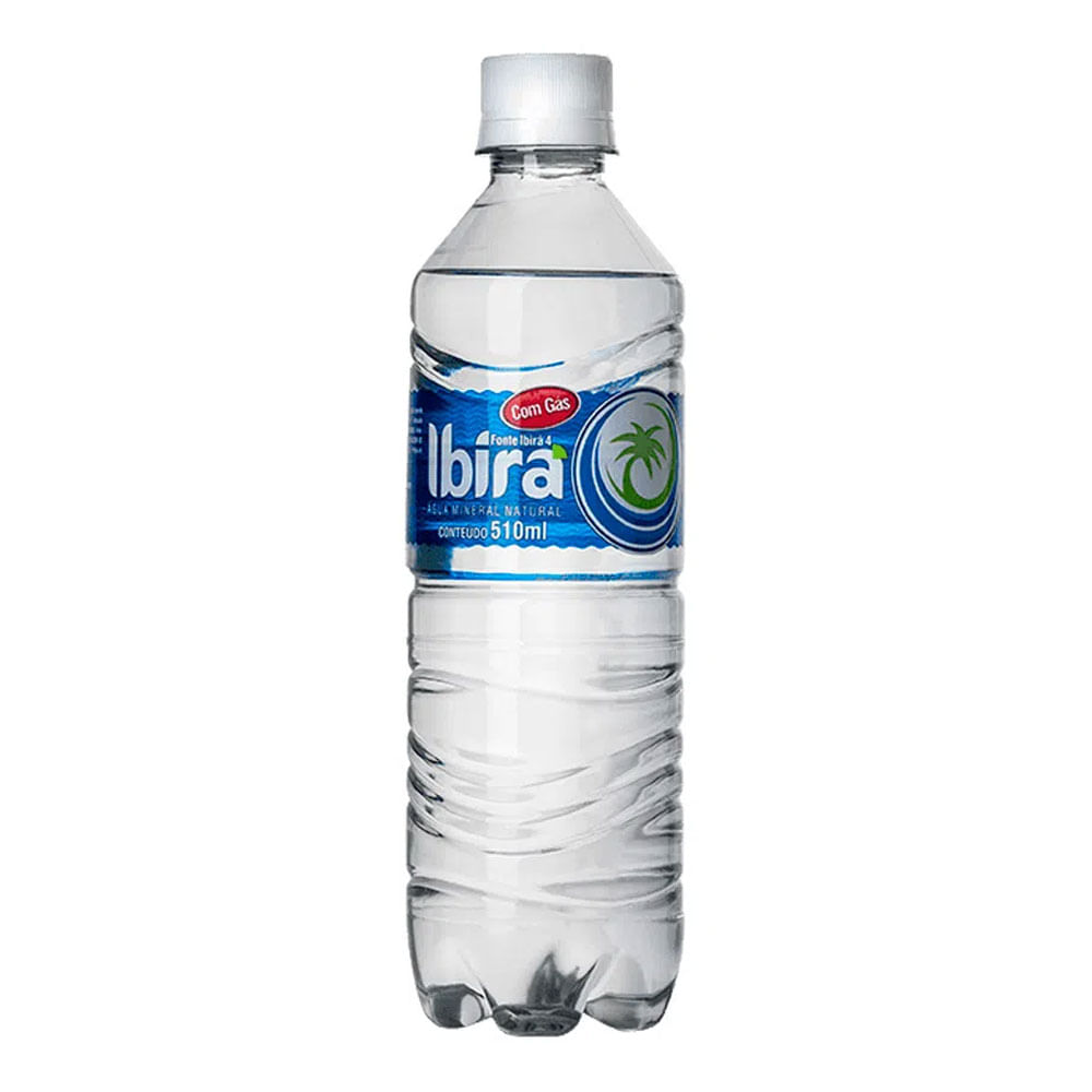 Água Mineral Com Gás Ibirá 510 Ml