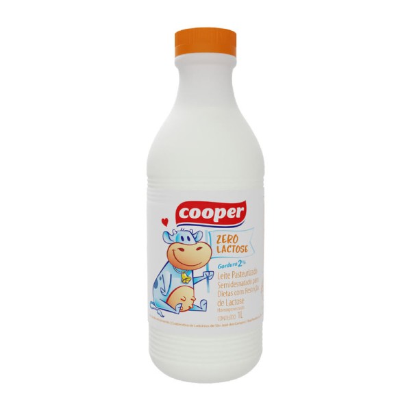 Encontraproduto.com.br - Leite Semi Desnatado Pasteurizado Zero Lactose Cooper 1 L