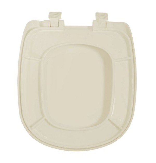 Encontraproduto.com.br - Assento Sanitário Soft Close Polipropileno Sabatini Palha Com Tampa Tupan
