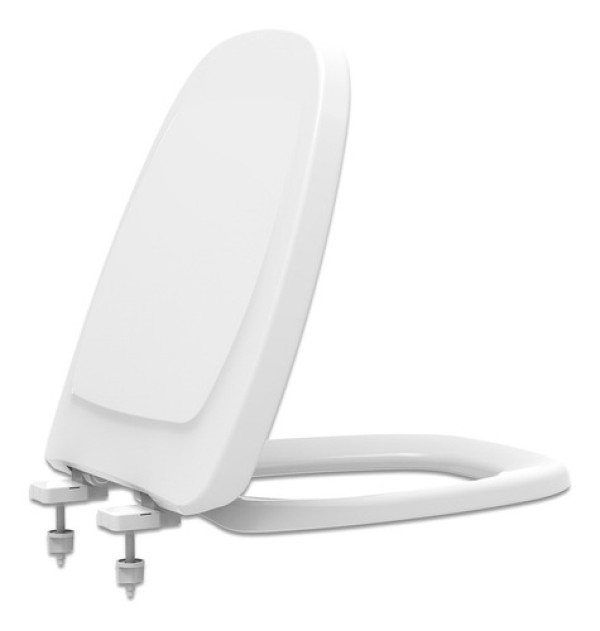 Encontraproduto.com.br - Assento Sanitário Polipropileno Soft Close Ébano Monte Carlo - Tupan