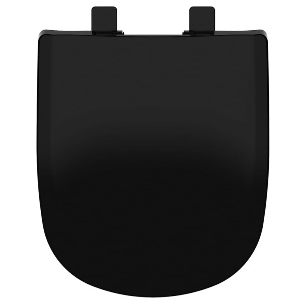 Encontraproduto.com.br - Assento Sanitário Etna Pp Soft Close Preto Tupan