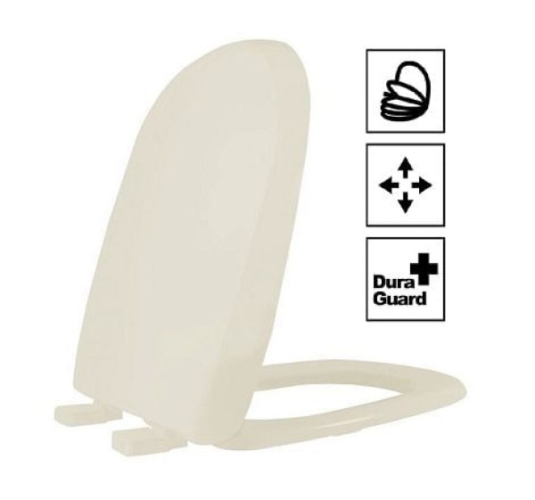 Assento sanitário Tupan Sabatini termofixo soft close palha