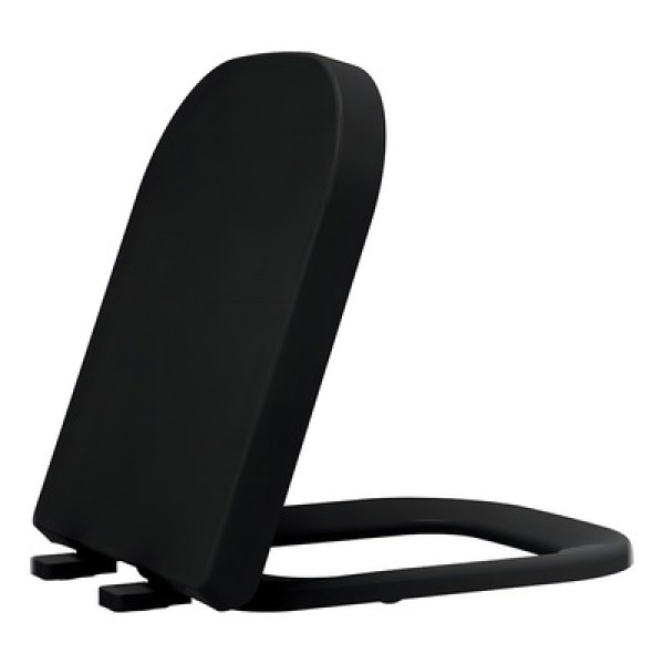Assento Piano Termofixo Soft Close Preto Fosco - PITF94SC - Tupan