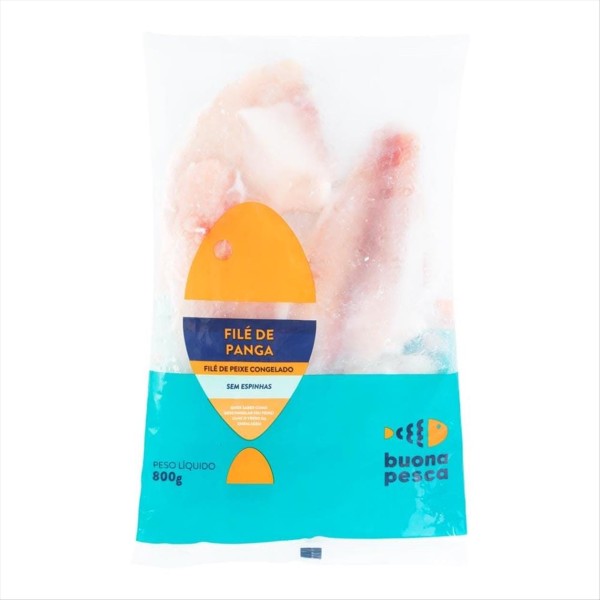 Peixe Panga em Filé Congelado Buona Pesca Pacote  800g