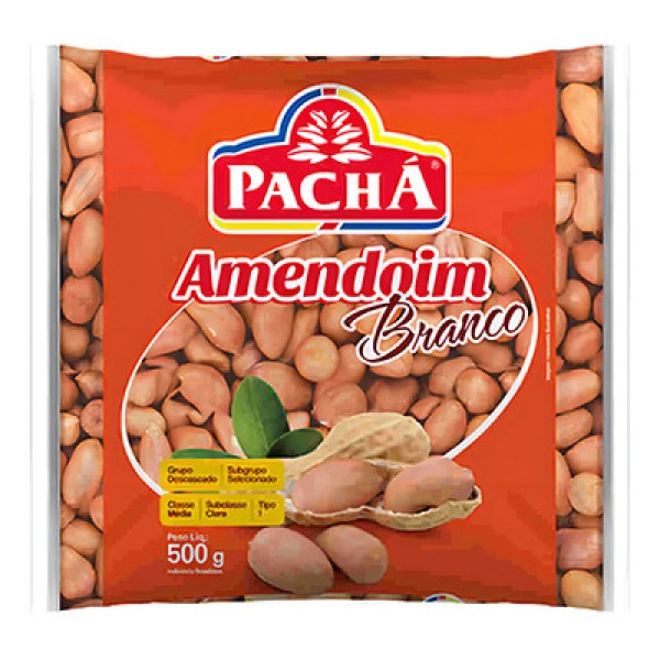 Amendoin Cru Branco Pacha 500 g