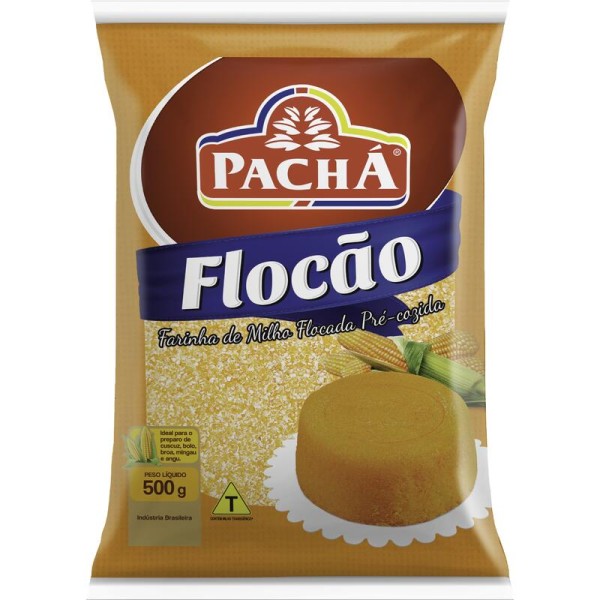 Encontraproduto.com.br - Flocão de Milho Pachá Pacote com 500g