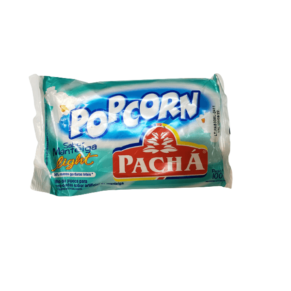 Encontraproduto.com.br - Pipoca para Microondas Pachá Pop Corn Light Manteiga 100g