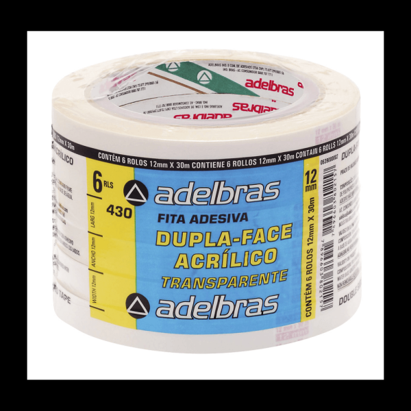 Encontraproduto.com.br - Fita Dupla Face 12x30 C-6 Ref 157