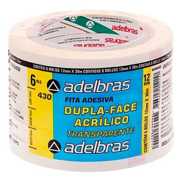 Encontraproduto.com.br - Fita Dupla Face 12x30 C-6 Ref 157