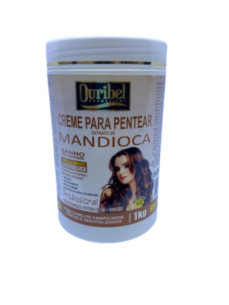 Ouribel Creme para Pentear 1kg Extrato de Mandioca