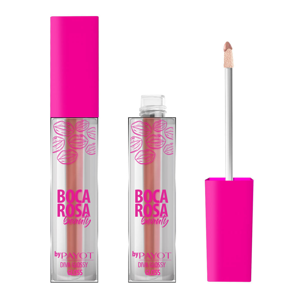 Encontraproduto.com.br - Gloss Boca Rosa Diva Glossy Ariana 3,5ml