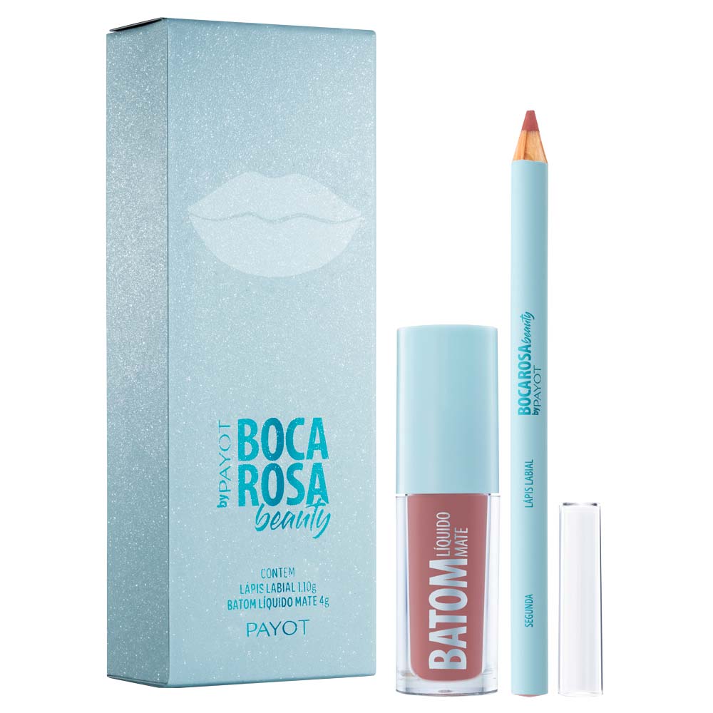Encontraproduto.com.br - Batom Payot Liquido Mate E Lapis Para Labios Boca Rosa Segunda