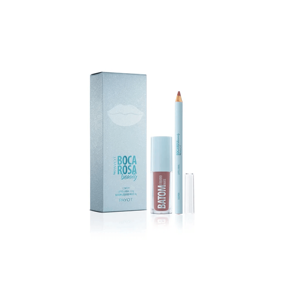 Encontraproduto.com.br - Batom Payot Liquido Mate E Lapis Para Labios Boca Rosa Segunda