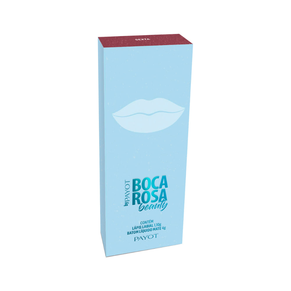 Encontraproduto.com.br - Batom Payot Liquido Mate E Lapis Para Labios Boca Rosa Sexta