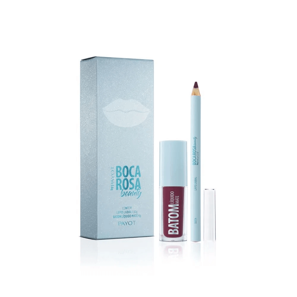 Encontraproduto.com.br - Batom Payot Liquido Mate E Lapis Para Labios Boca Rosa Sexta