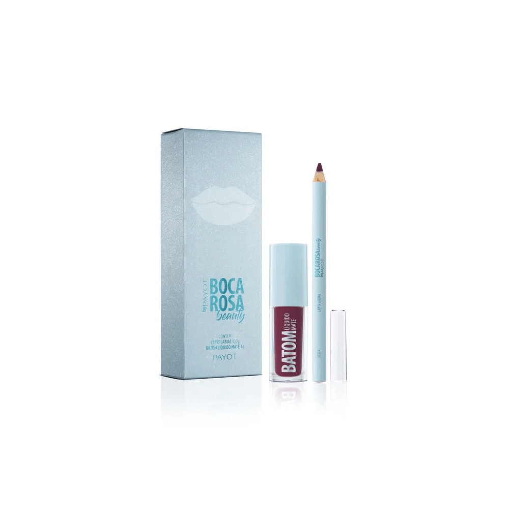 Encontraproduto.com.br - Batom Payot Liquido Mate E Lapis Para Labios Boca Rosa Sexta