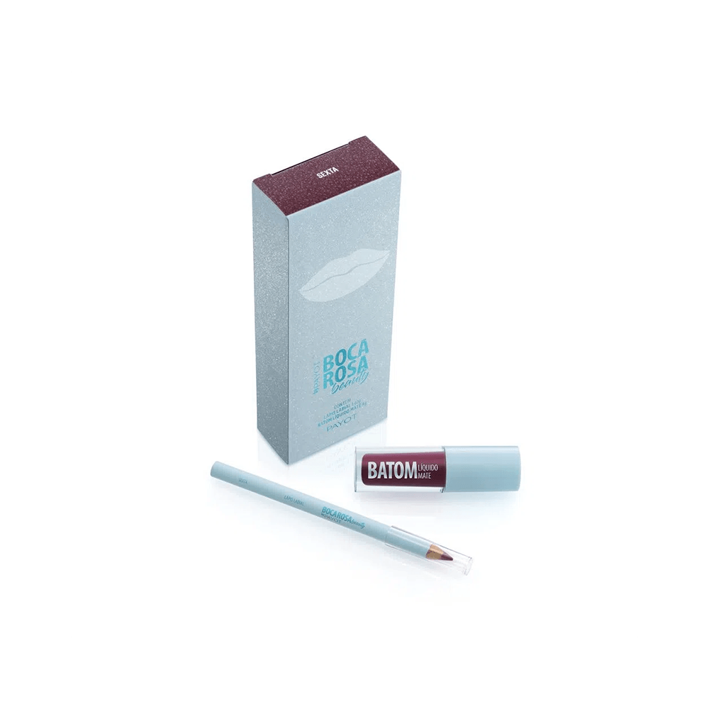 Encontraproduto.com.br - Batom Payot Liquido Mate E Lapis Para Labios Boca Rosa Sexta