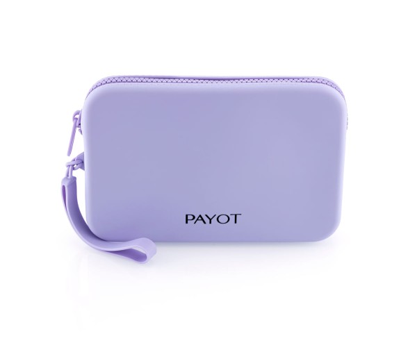 Encontraproduto.com.br - Necessaire de silicone diagonal Roxa