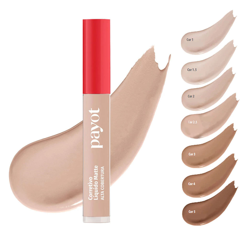 Encontraproduto.com.br - Corretivo Payot Matte Alta Cobertura Liquido 4gr 4