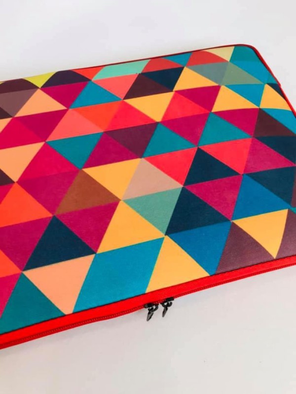 Encontraproduto.com.br - Capa Case Para Notebook Vermelho 15.6 Neoprene Barato