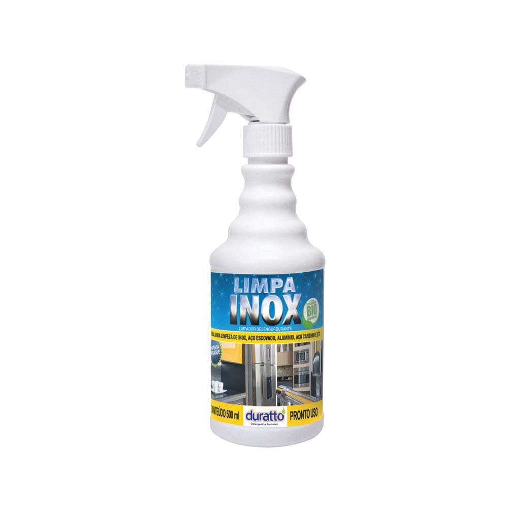 Encontraproduto.com.br - Limpa Inox com Gatilho Duratto Frasco com 500 mL