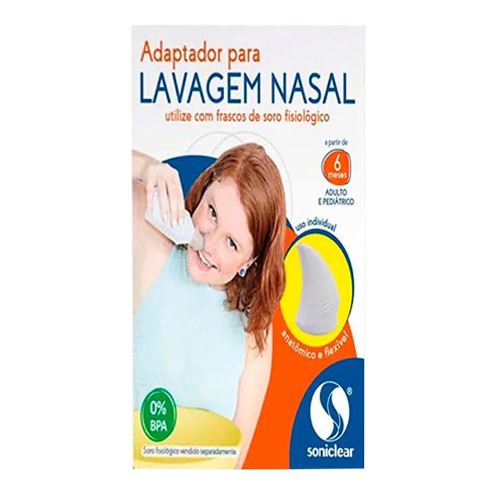 Encontraproduto.com.br - Adaptador Soniclear Lavagem Nasal