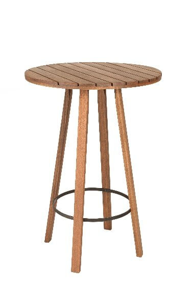 Mesa Bistrô Verona 70cm Polisten Jatobá Butzke