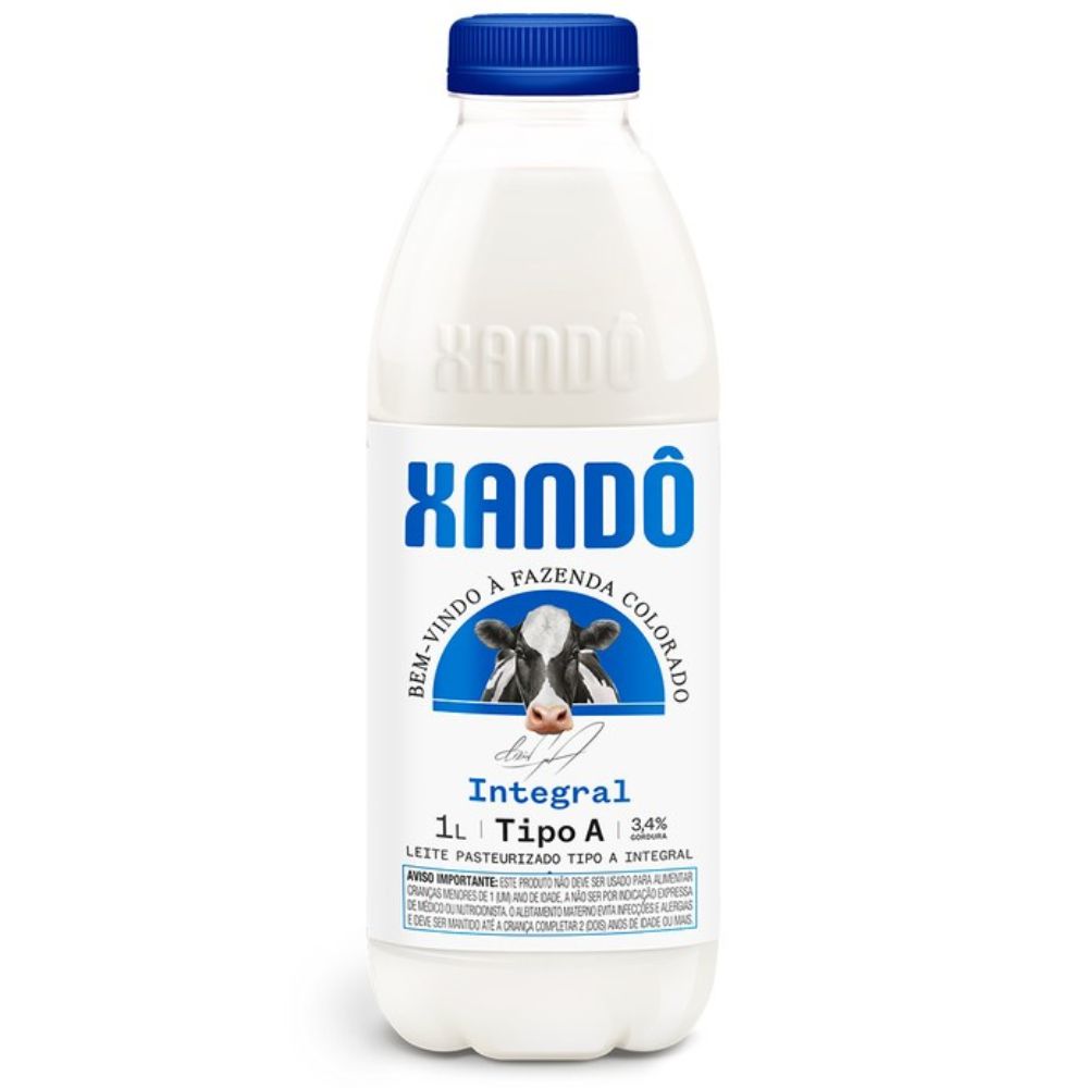 Encontraproduto.com.br - Leite Xandô Integral Garrafa com 1L