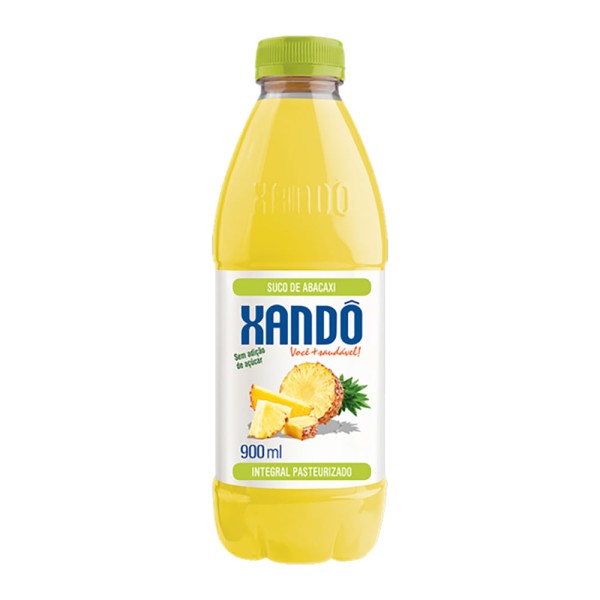 Encontraproduto.com.br - Suco Integral Abacaxi Xandô Garrafa 900 ml