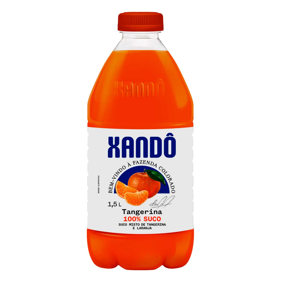 Suco Refrigerado Misto de Tangerina e Laranja Xandô 1,5L