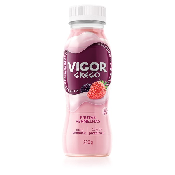 Encontraproduto.com.br - Iogurte Vigor Grego Frutas Vermelhas 220g