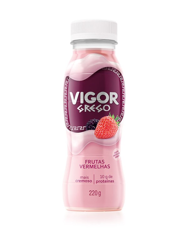 Encontraproduto.com.br - Iogurte Vigor Grego Frutas Vermelhas 220g