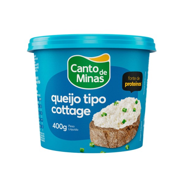 Encontraproduto.com.br - Queijo Tipo Cottage Canto de Minas Pote com 400g