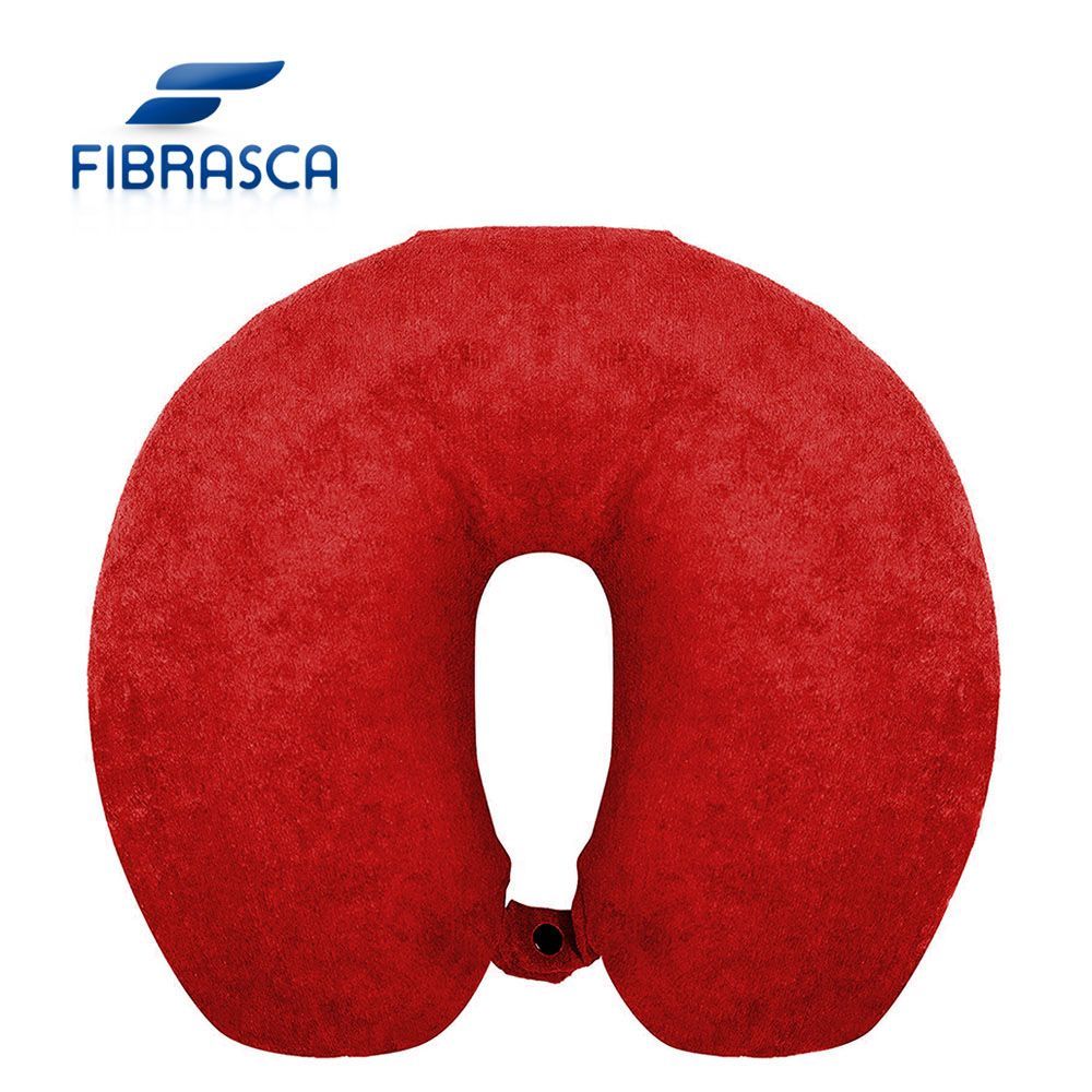 Encontraproduto.com.br - Travesseiro de Viagem My Travel Fibrasca - Vermelho