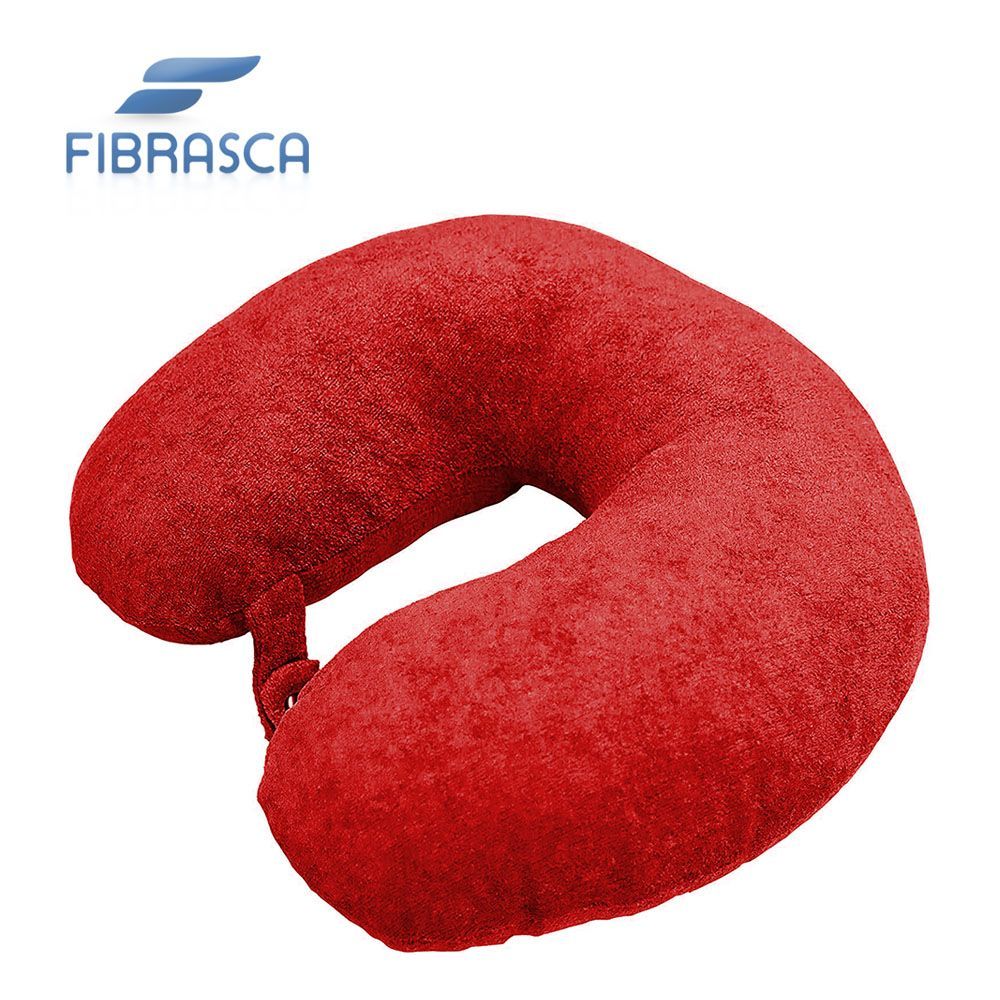 Encontraproduto.com.br - Travesseiro de Viagem My Travel Fibrasca - Vermelho