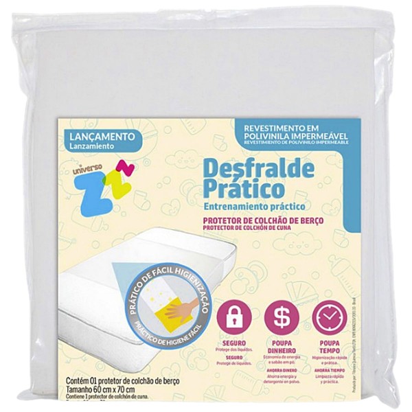Encontraproduto.com.br - Protetor de Colchão para Berço Desfralde Prático Fibrasca