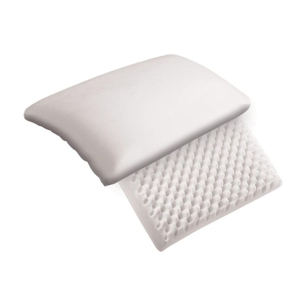 Encontraproduto.com.br - Travesseiro Viscoelástico Nasa Super Frostygel p/Fronha (50x70) - Fibrasca
