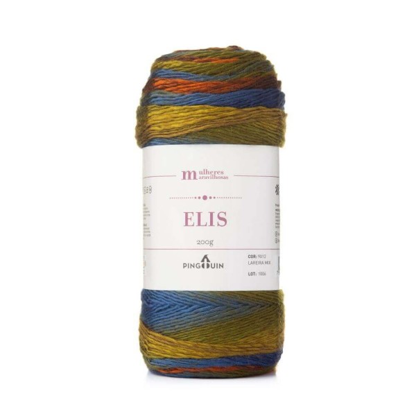 Encontraproduto.com.br - Lã Elis 200 Gramas com 460 Metros - Pingouin
