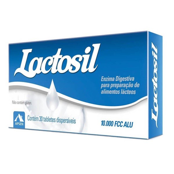 Encontraproduto.com.br - Lactosil 10.000 FCC Lactase 30 Comprimidos