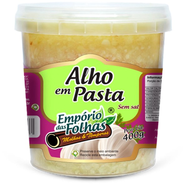 Alho Empório das Folhas Pasta 400g