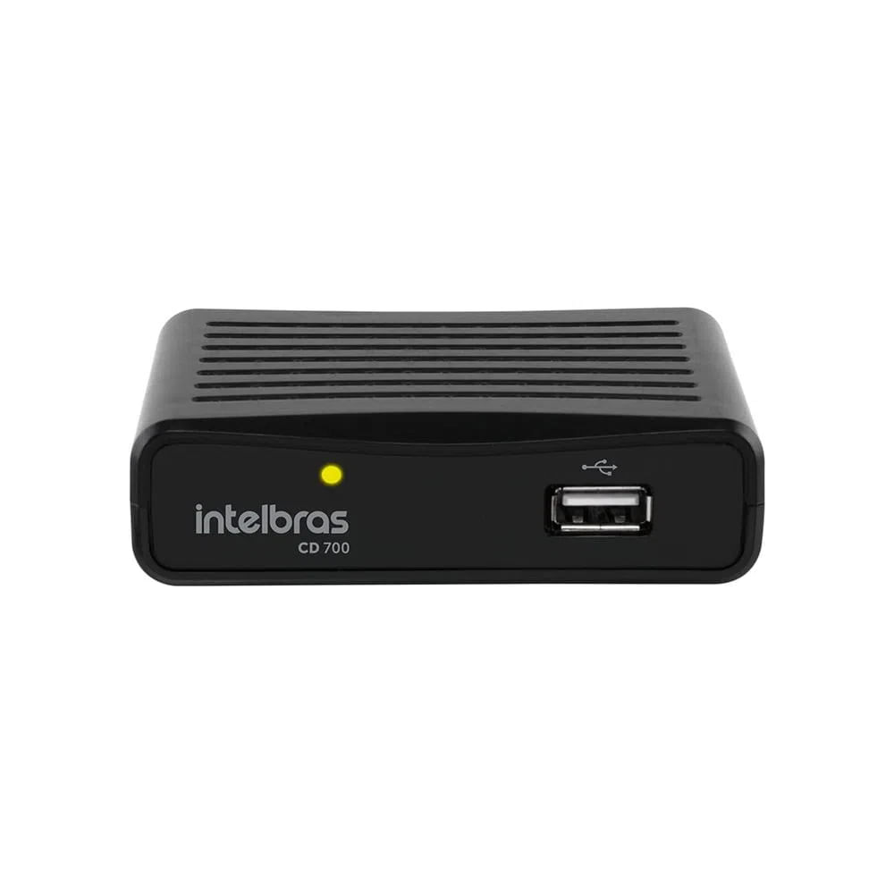 Encontraproduto.com.br - Conversor Digital Receptor Com Gravador Intelbras Cd700 Full Hd HDMI Preto