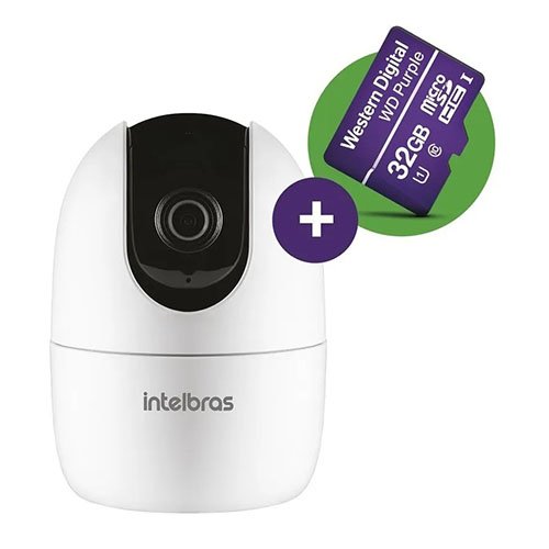 Encontraproduto.com.br - Câmera de Vídeo Intelbras Wi-Fi Full HD iM4 4565601 Com MicroSD 32GB