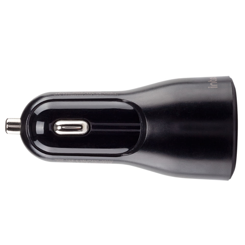 Encontraproduto.com.br - Carregador Veicular USB com 2 Portas Intelbras