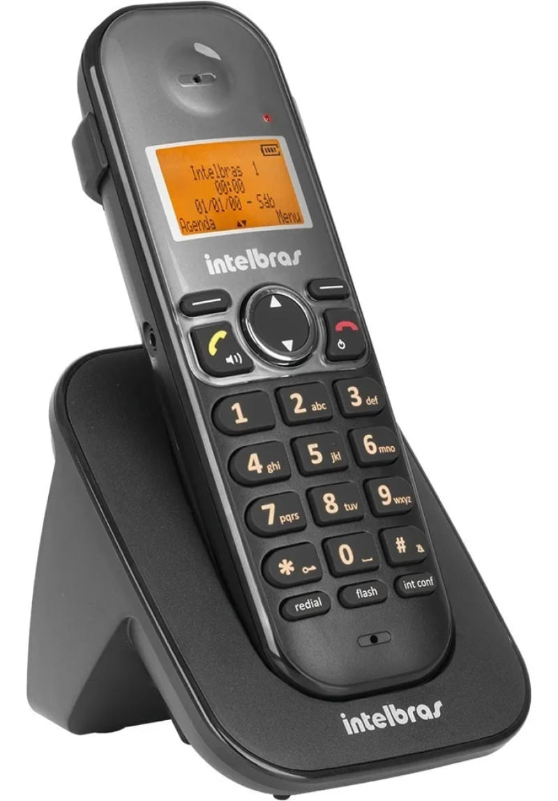 Encontraproduto.com.br - Ramal sem Fio TS5121 Preto 4125121 Intelbras