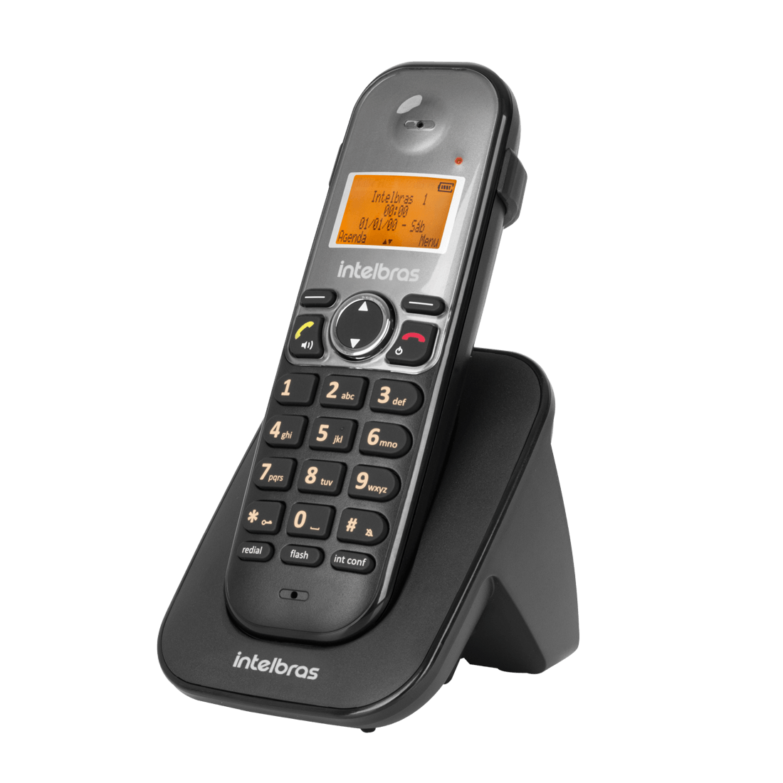 Encontraproduto.com.br - Ramal sem Fio TS5121 Preto 4125121 Intelbras